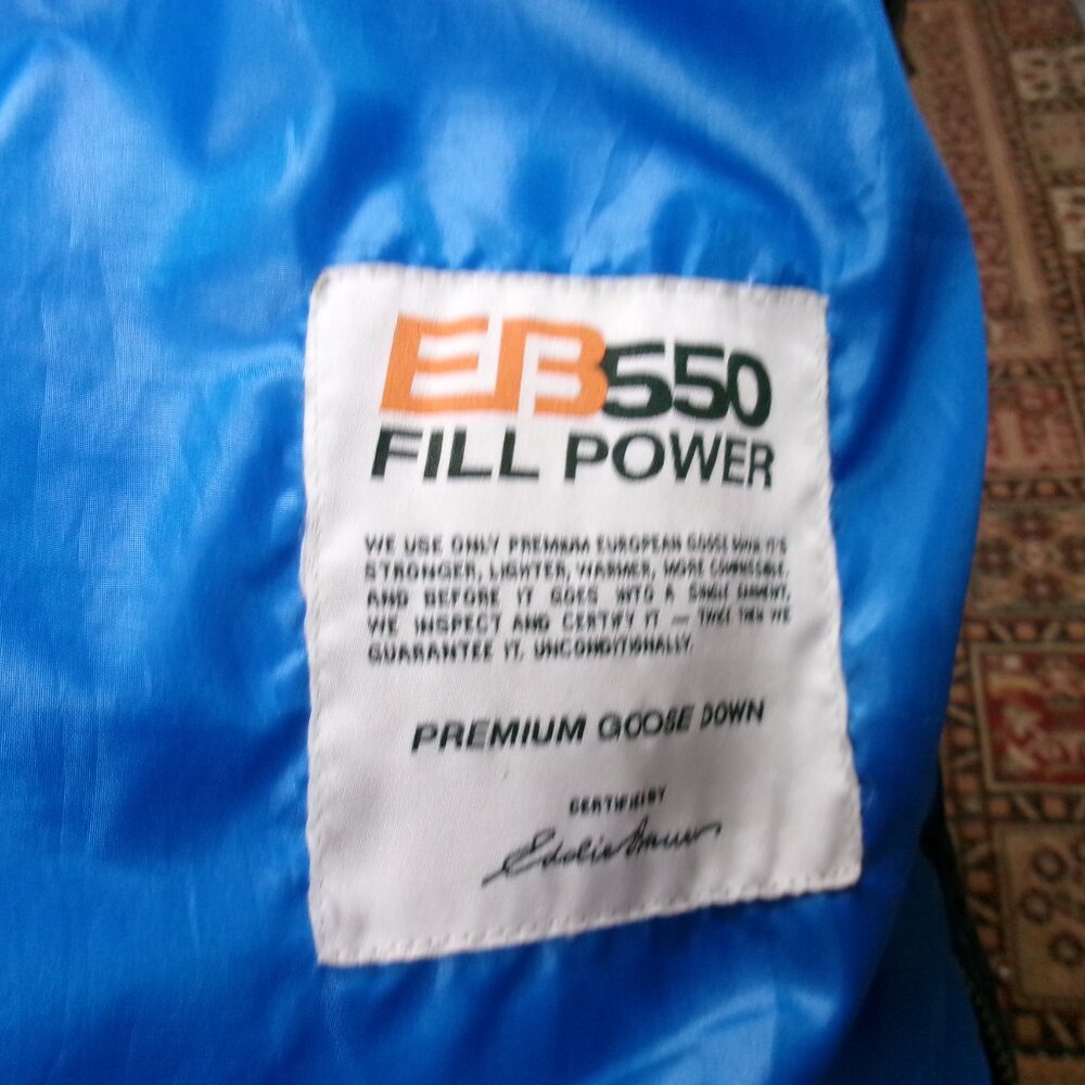 Mens xl Eddie Bauer yukon model goose down coat premium Aristocrat of Down - Picture 2 of 13